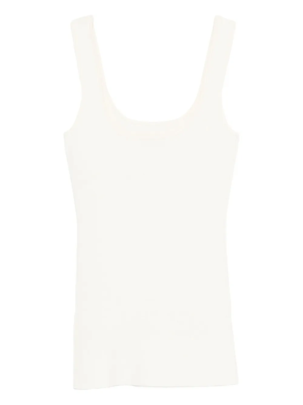 Entire Studios Squared-neck Tank Top In White
