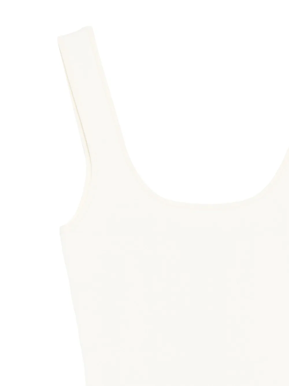 Entire Studios Squared-neck Tank Top In White