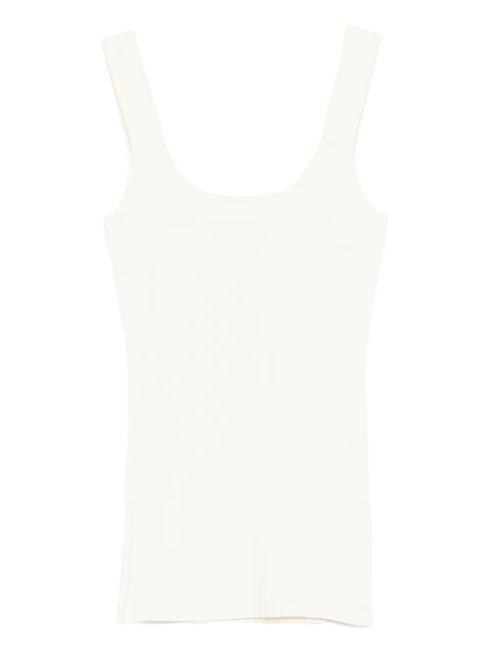 Entire Studios Squared-neck Tank Top In White