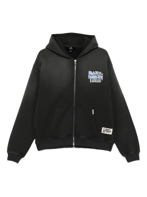 Represent x Iron Maiden Anniversary zip-up hoodie