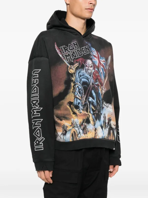Represent Iron Maiden Hoodie | Black | FARFETCH