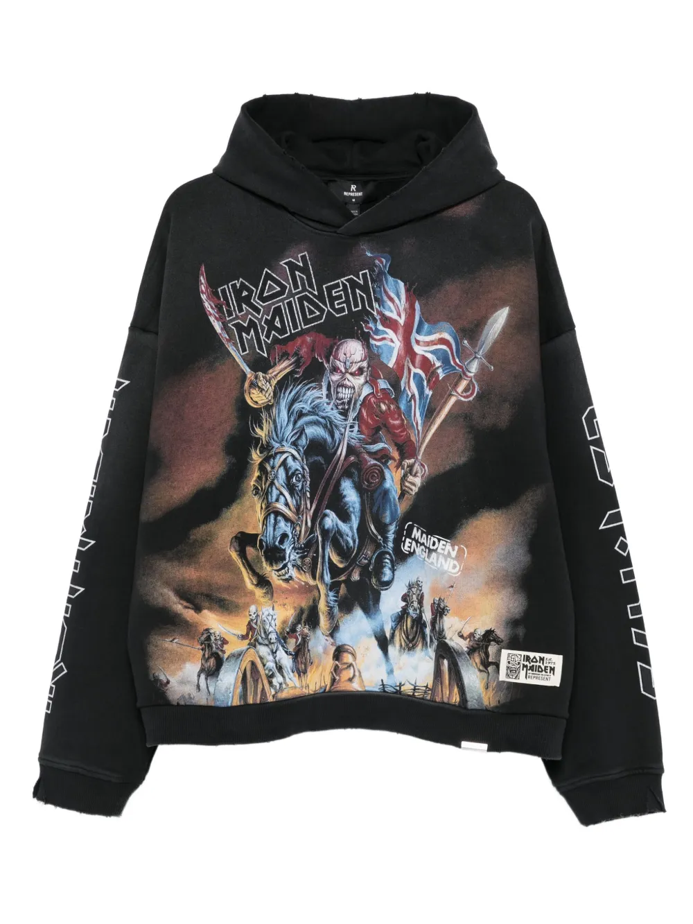 Represent Iron Maiden hoodie Zwart