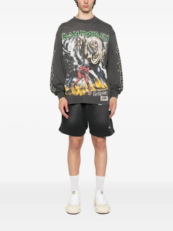 Represent Iron Maiden Number Of The Beast T-shirt | Grey