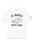 MC2 Saint Barth Kids Barth Secret T-shirt - White