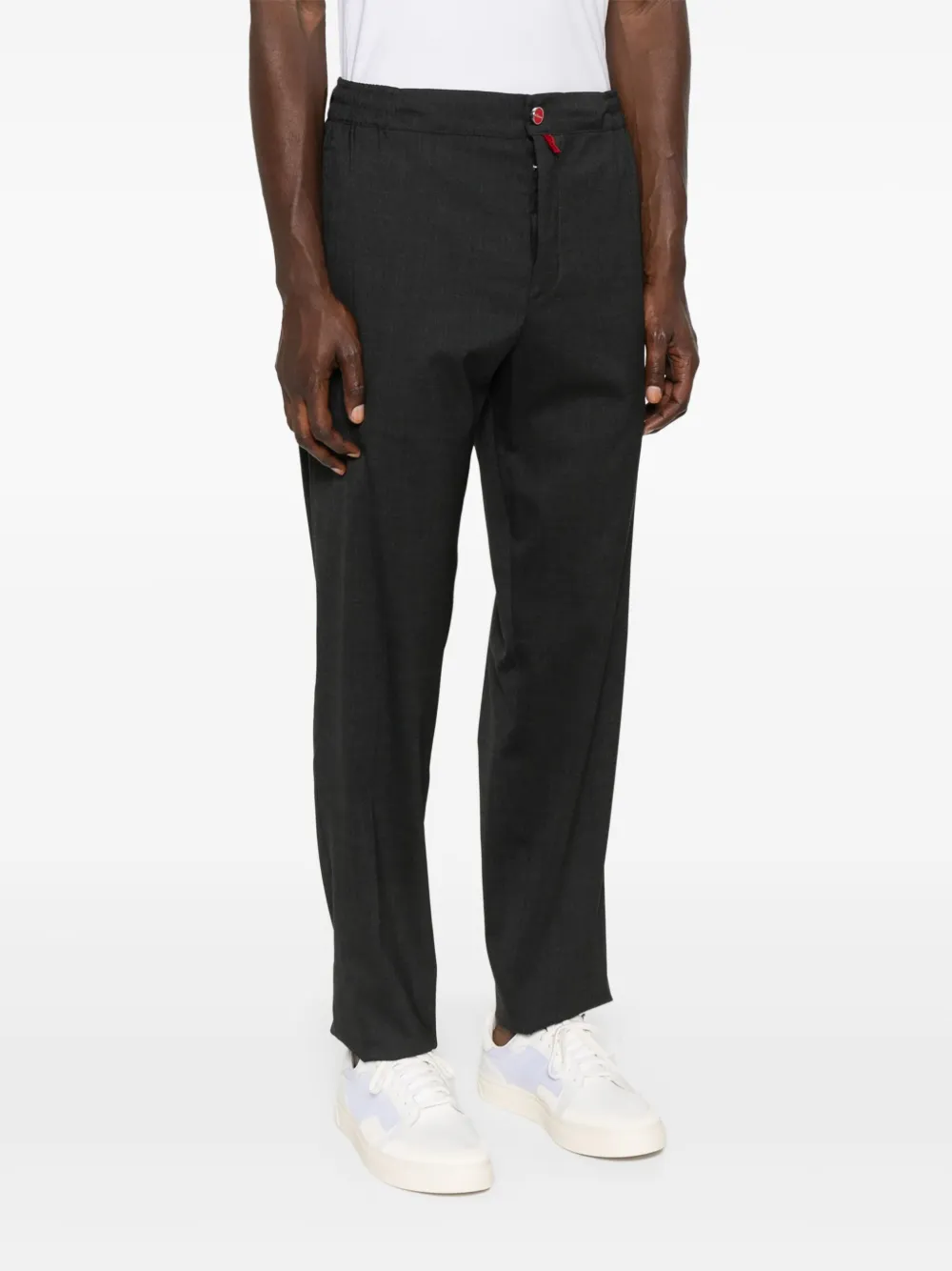 Kiton Straight broek Grijs