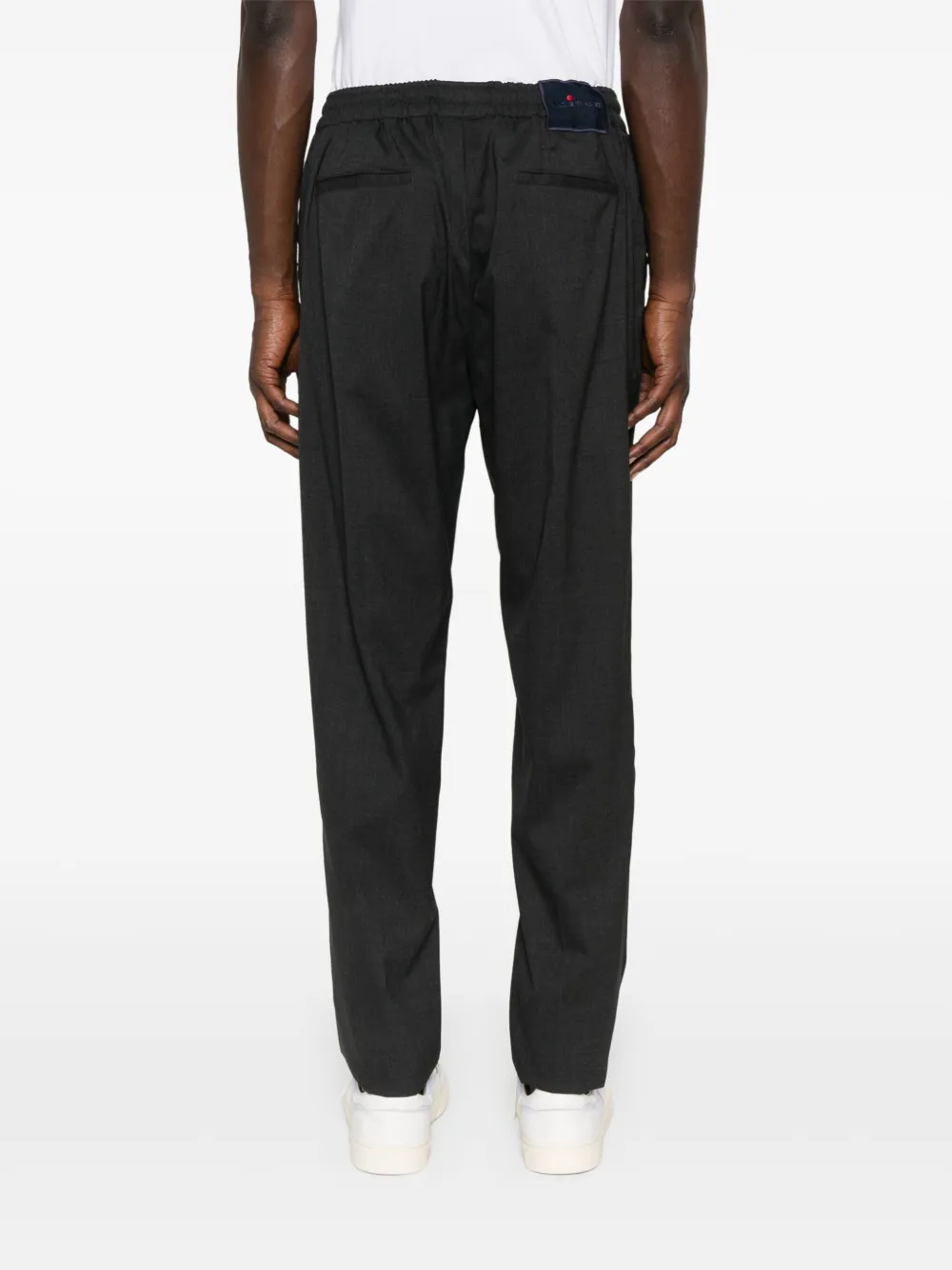 Kiton Straight broek Grijs
