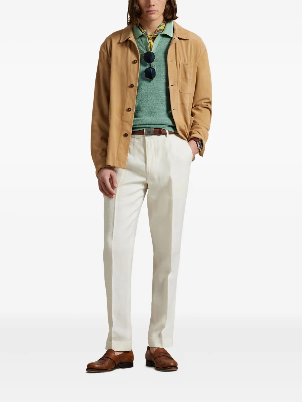 Polo Ralph Lauren Linnen pantalon Beige