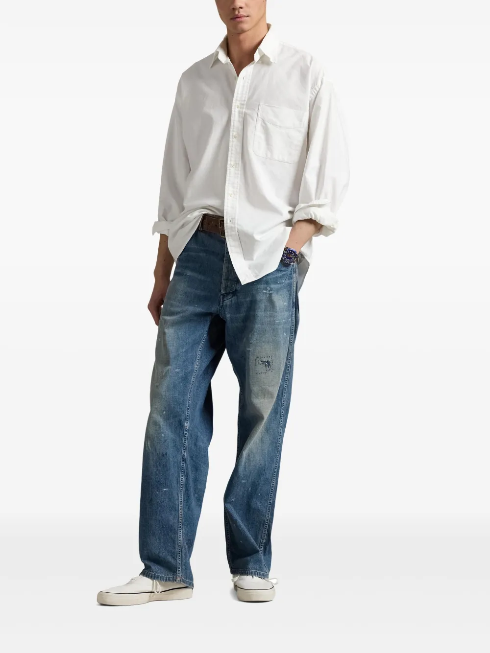 Polo Ralph Lauren Katoenen overhemd Wit