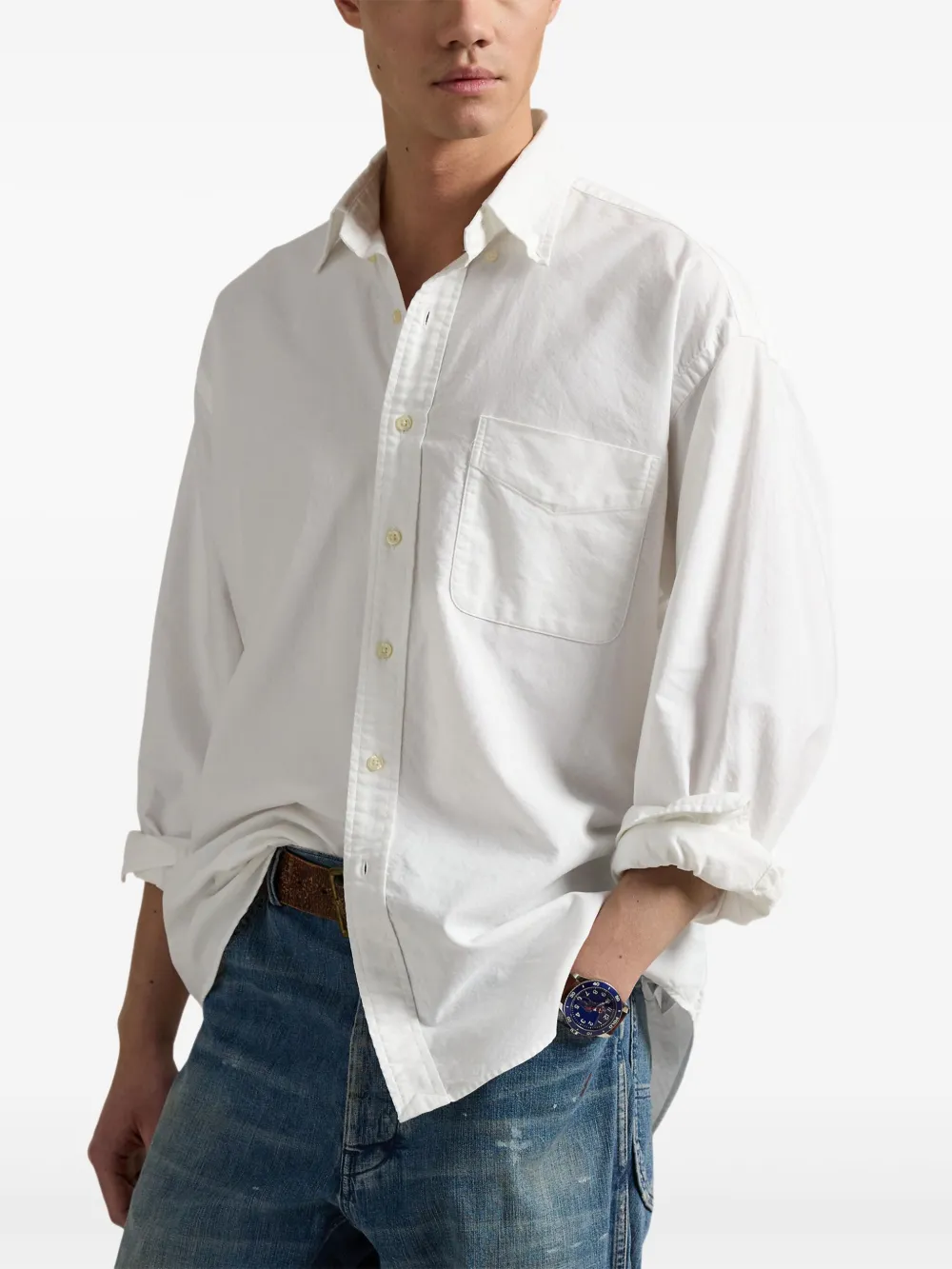 Polo Ralph Lauren Katoenen overhemd Wit
