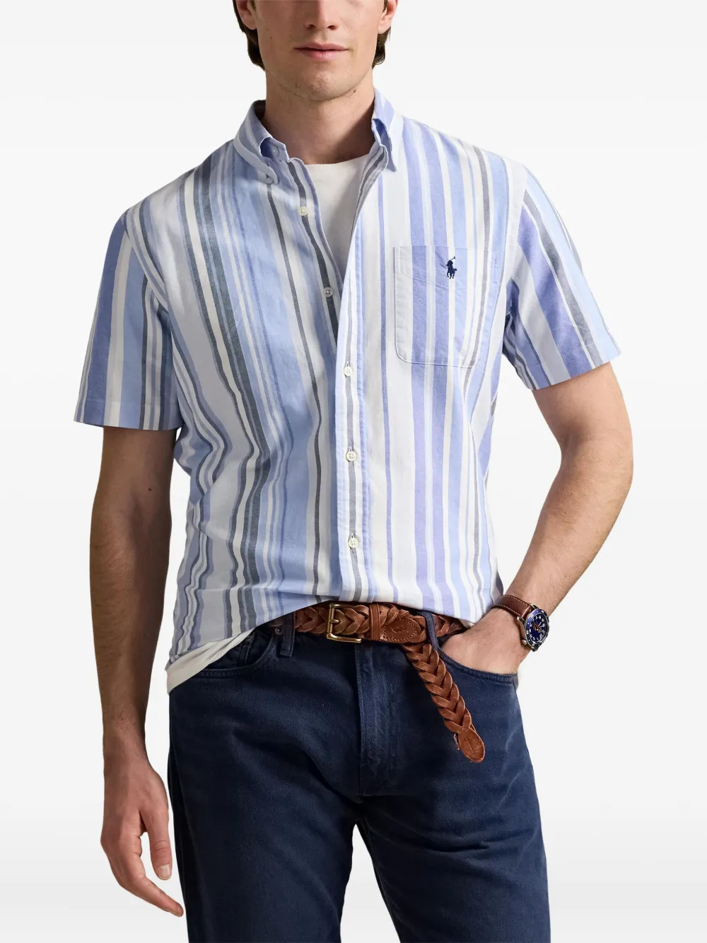 Polo Ralph Lauren Gestreept overhemd Blauw