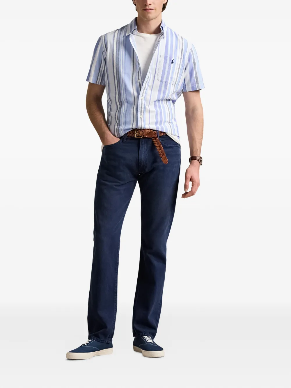 Polo Ralph Lauren Gestreept overhemd Blauw