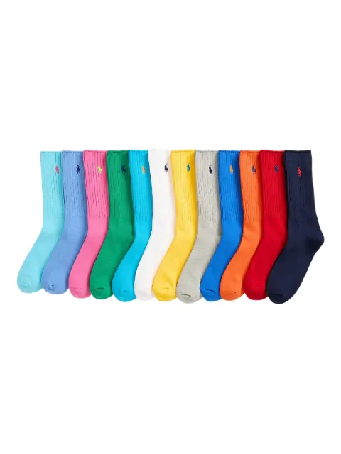 Polo Ralph Lauren Twaalf paar Polo Pony sokken