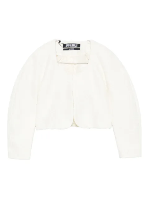 Jacquemus cropped tweed jacket