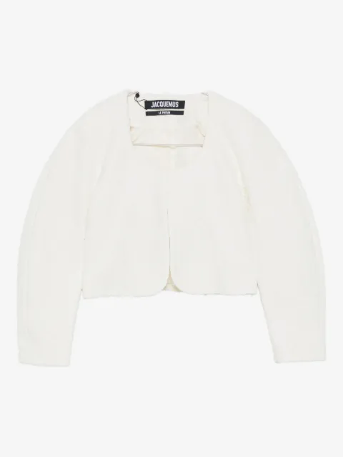 Jacquemus cropped tweed jacket