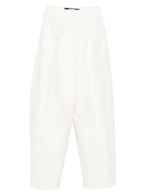 Jacquemus Le Curvo tweed trousers
