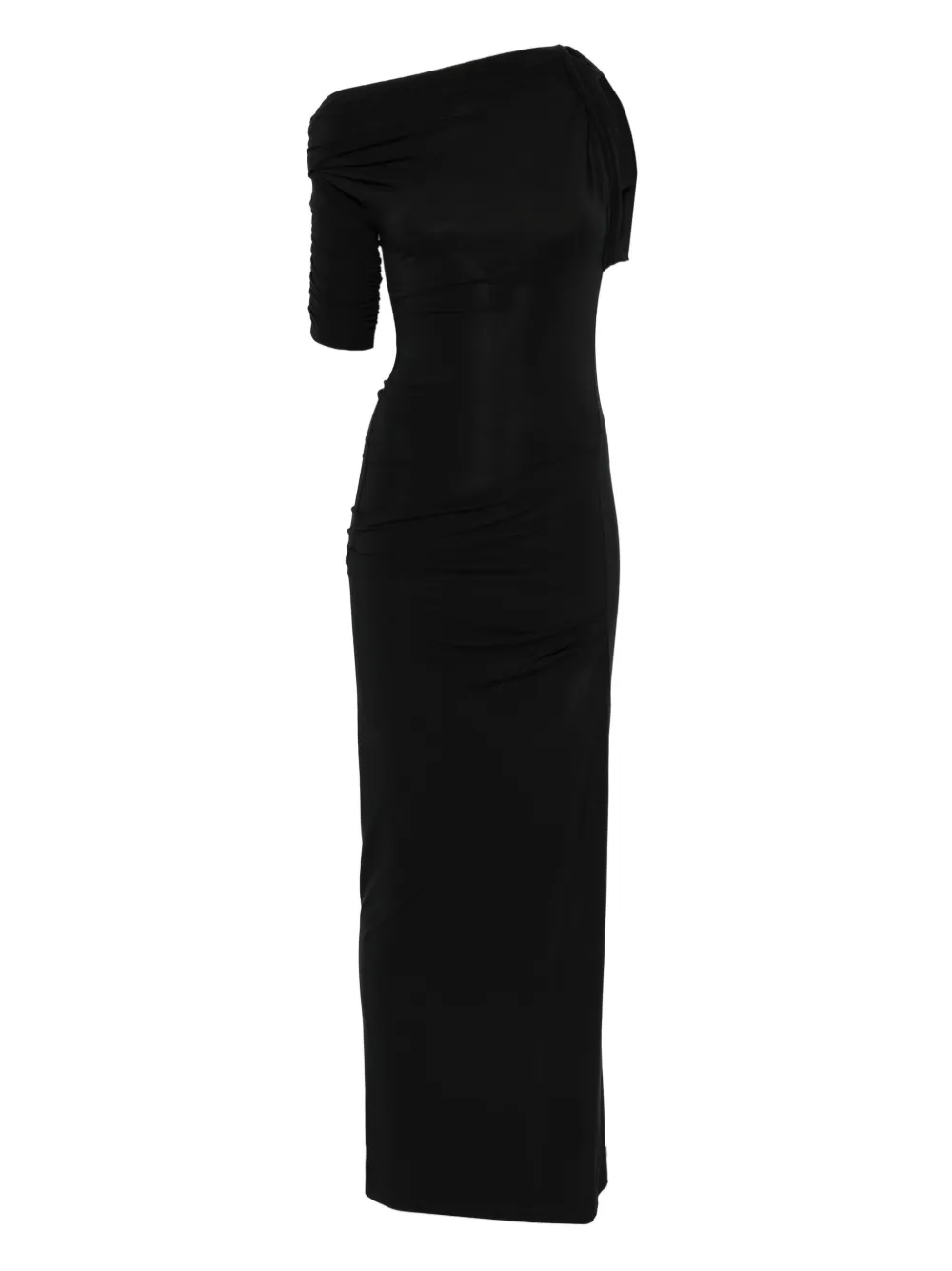 Jacquemus The Drapeado maxi dress Zwart