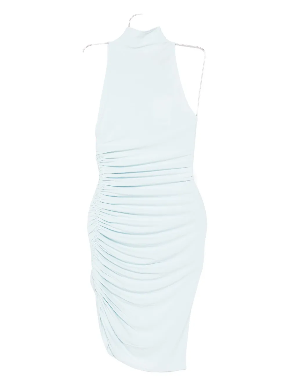 Jacquemus high-neck ruched dress - ブルー Jacquemus high-neck ruched dress - ブルー