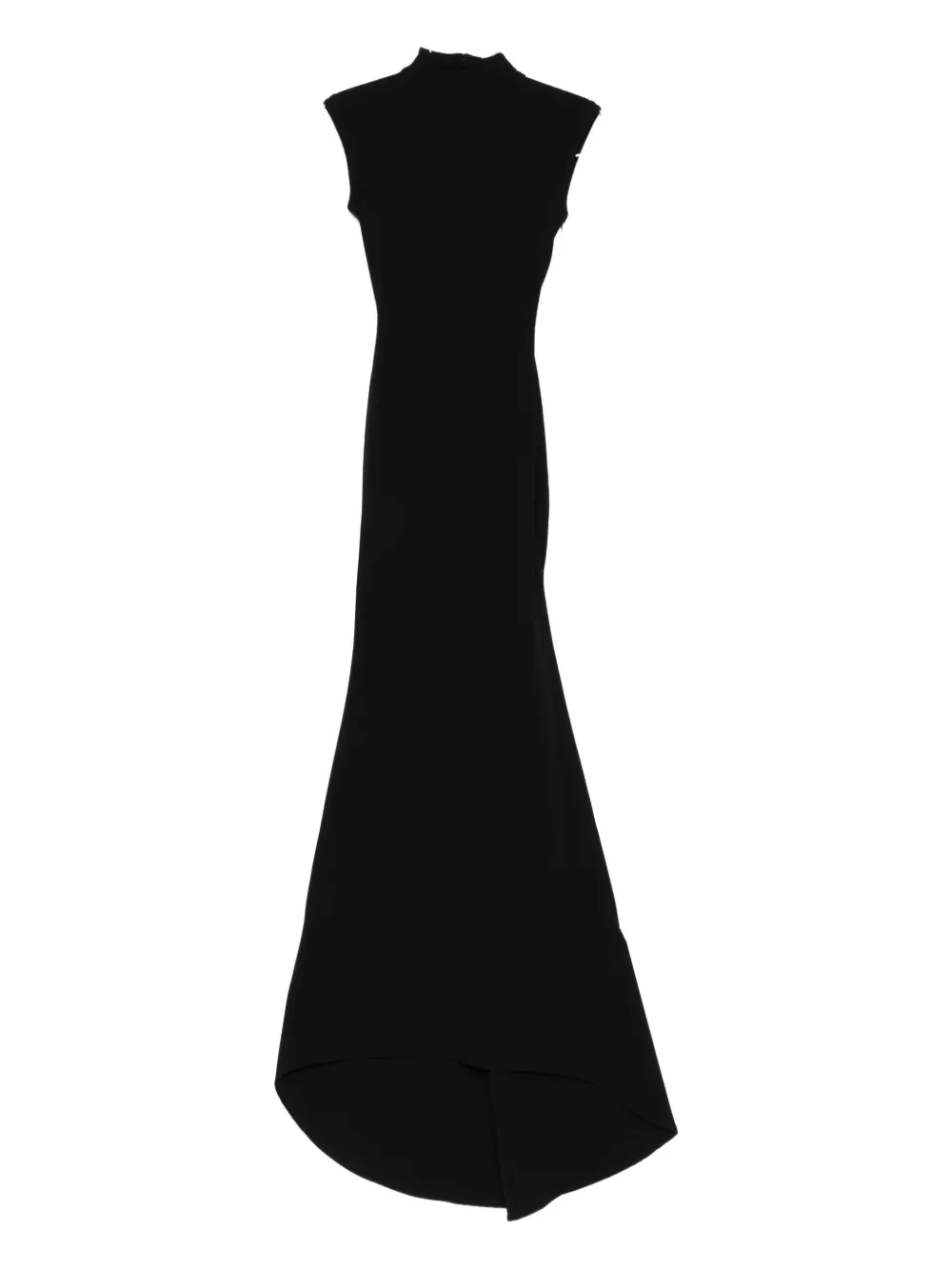 Jacquemus High-neck Maxi Dress In Black