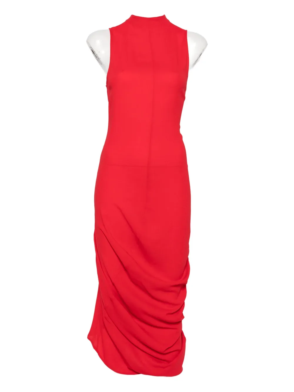 Jacquemus Womens Red The J Sleeveless Stretch-woven Maxi Dress In Red