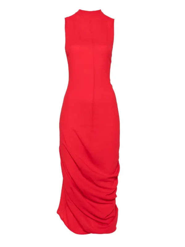 Jacquemus La Robe Midi Dress in Red