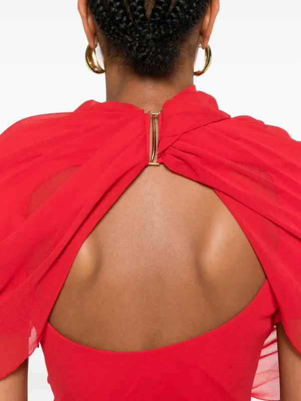 jacquemus la robe castagna ruffled pleated crepe mini dress Jacquemus La Robe Castagna Mini Dress by Jacquemus