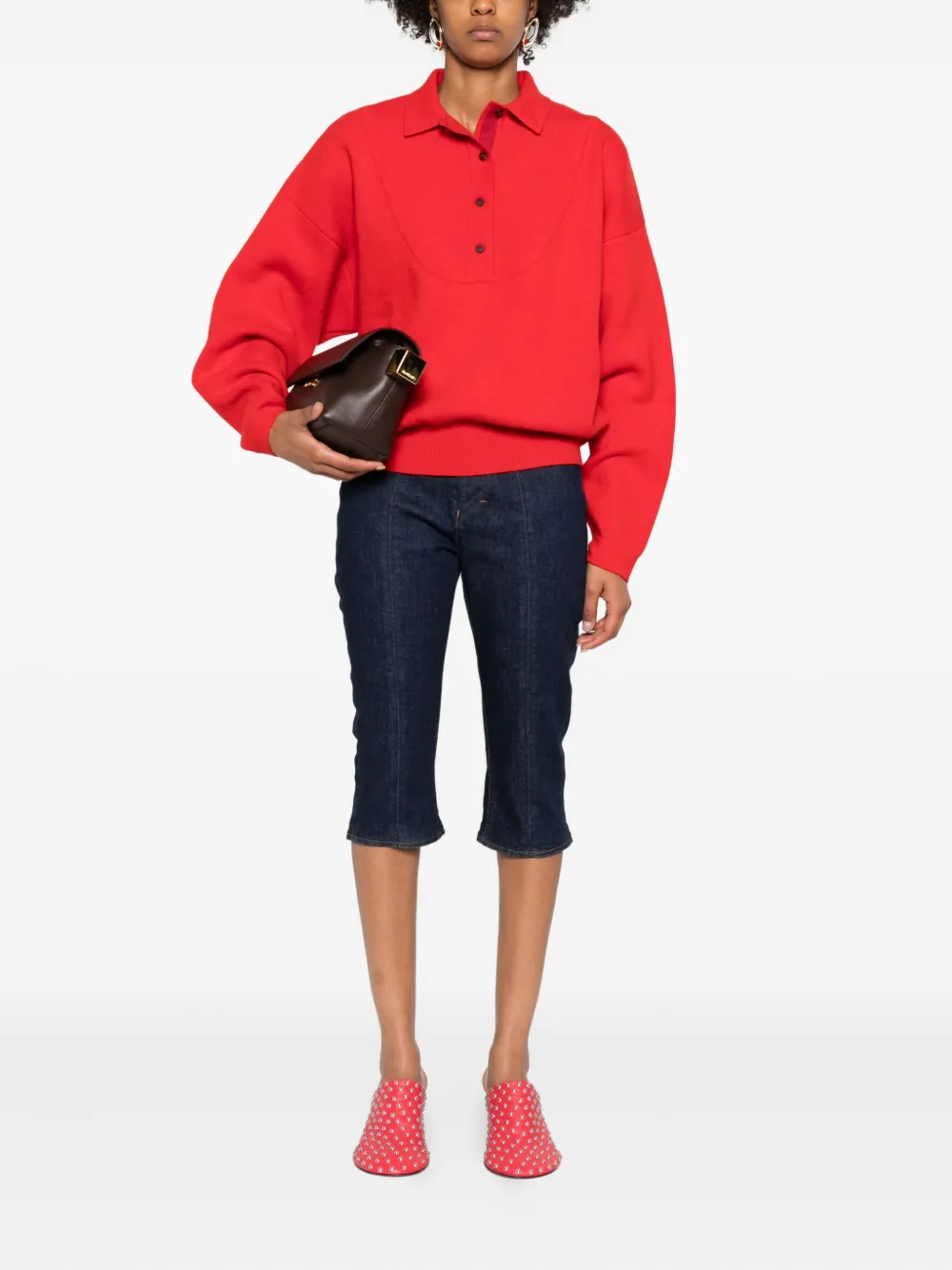 Jacquemus polo-neck sweater | Knitted Sweaters | Image 2