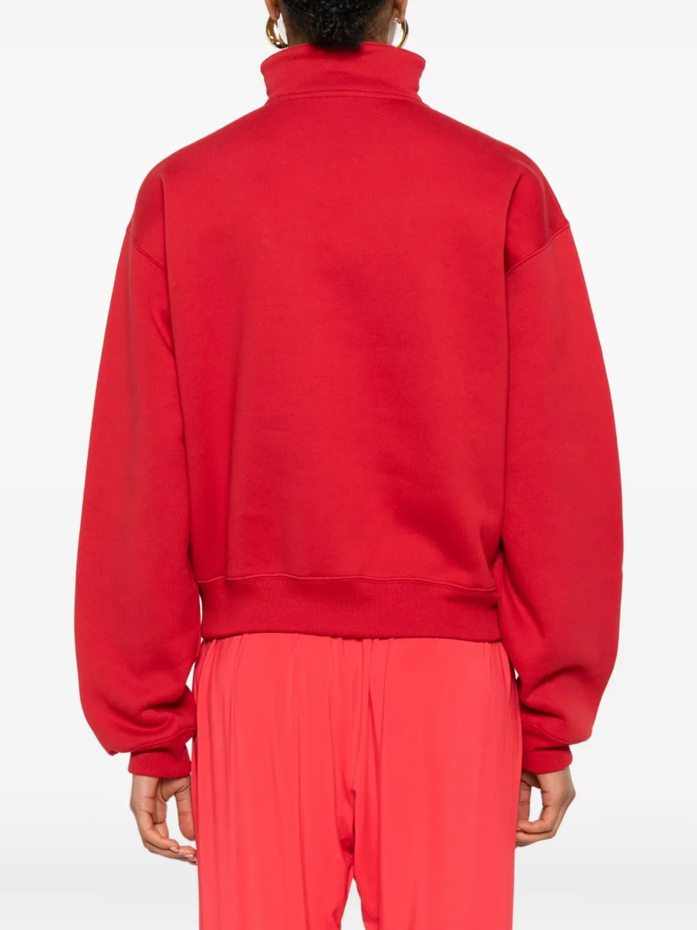 Jacquemus Le camionneur Gros Grain sweatshirt Rood