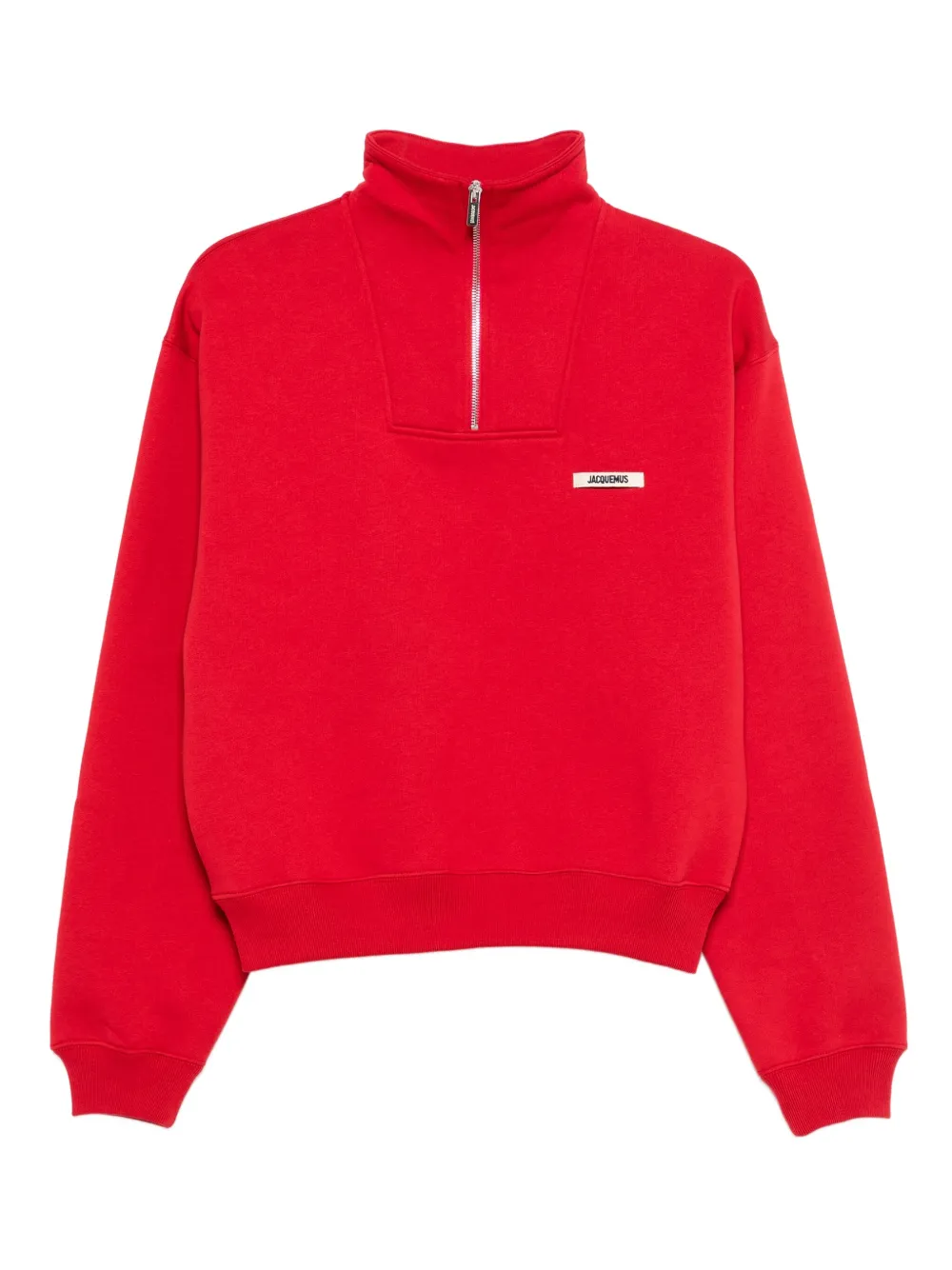 Jacquemus Le camionneur Gros Grain sweatshirt Rood