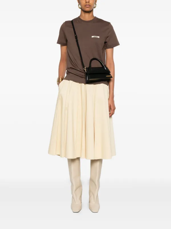 Jacquemus The Gros Grain T-shirt | Brown | FARFETCH