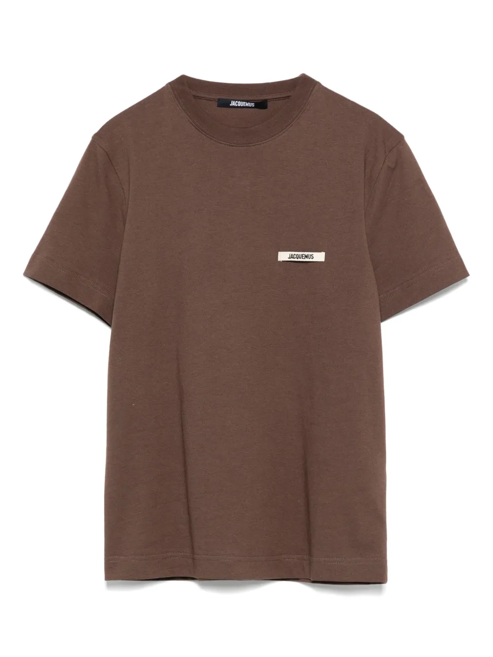 Jacquemus The Gros Grain T-shirt | Brown | Image 1