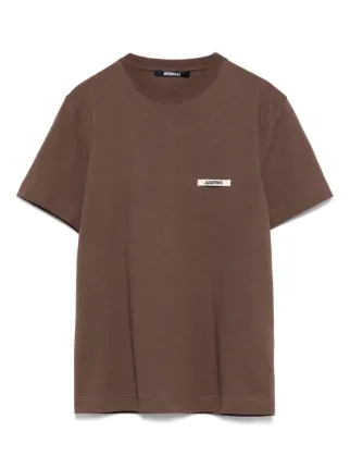 Jacquemus The Gros Grain T-shirt | Brown | FARFETCH