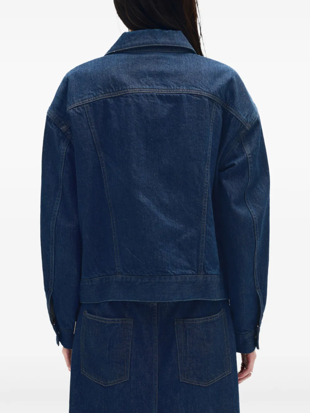 Ann Demeulemeester Denim jack Blauw