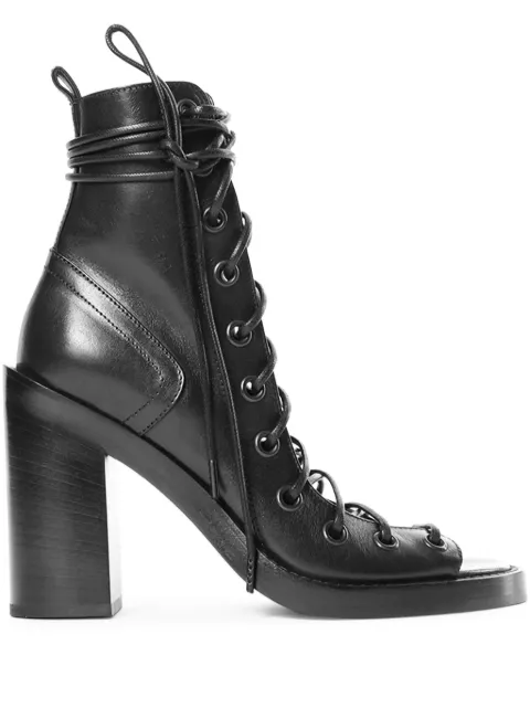 Ann Demeulemeester sandalias Bernardina con agujetas