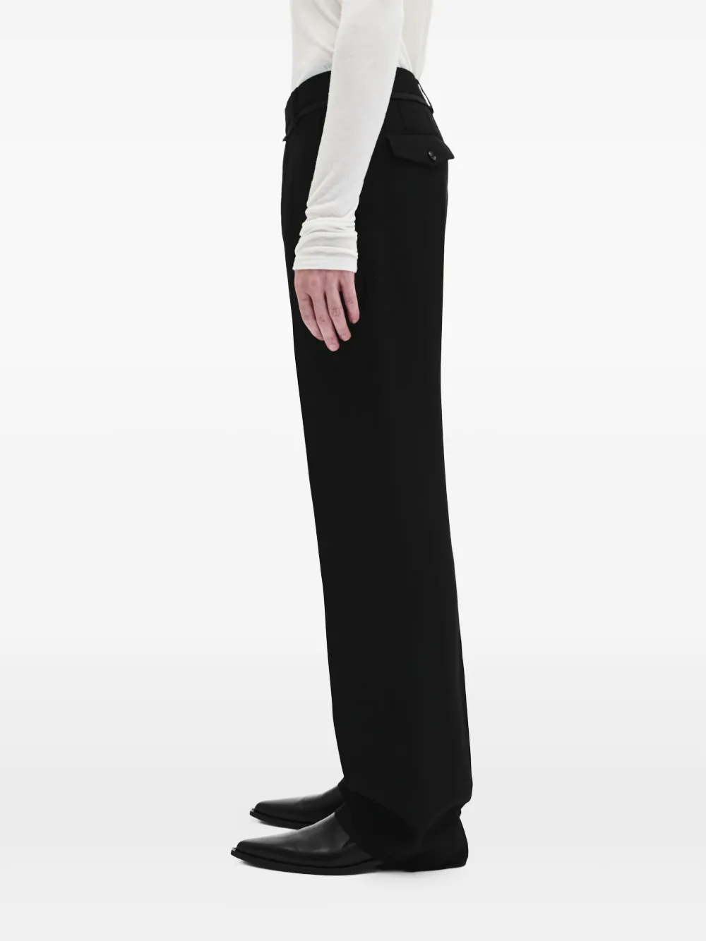 Ann Demeulemeester Pantalon Zwart