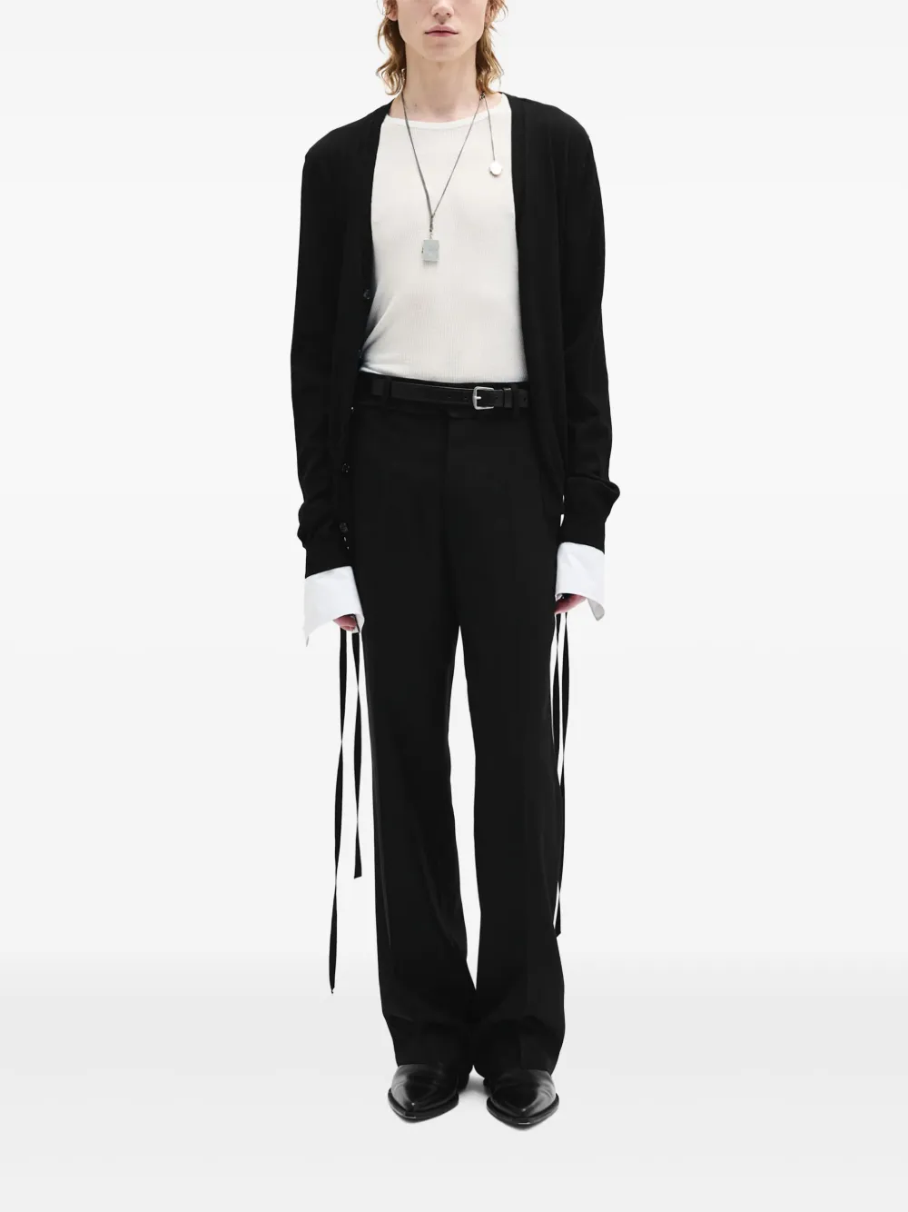 Ann Demeulemeester Pantalon - Zwart