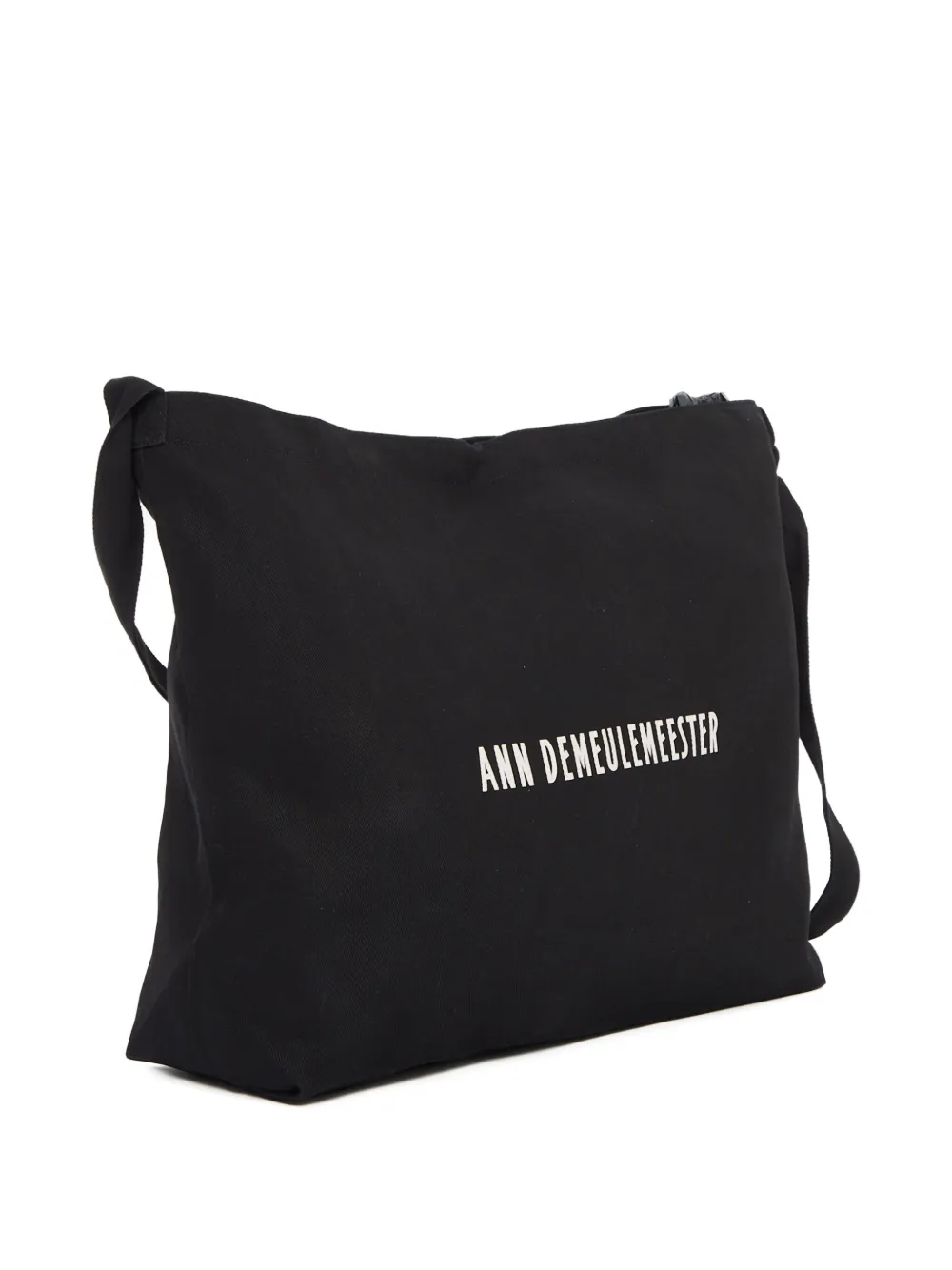Ann Demeulemeester Medium katoenen schoudertas Zwart