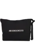 Ann Demeulemeester medium cotton shoulder bag - Black