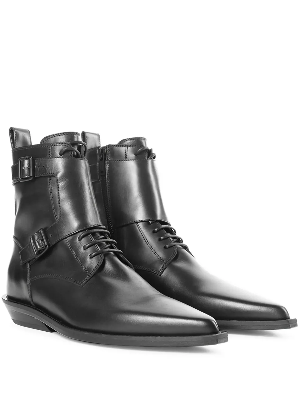 Ann Demeulemeester Efro biker ankle boots 099 BLACK