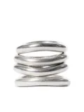 Ann Demeulemeester Herta rings (set of four) - Silver
