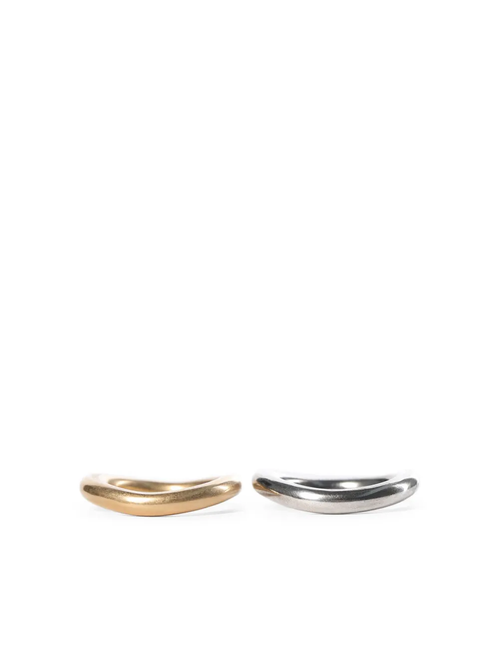 Ann Demeulemeester 18K yellow gold and sterling silver Ana ring set | Image 2
