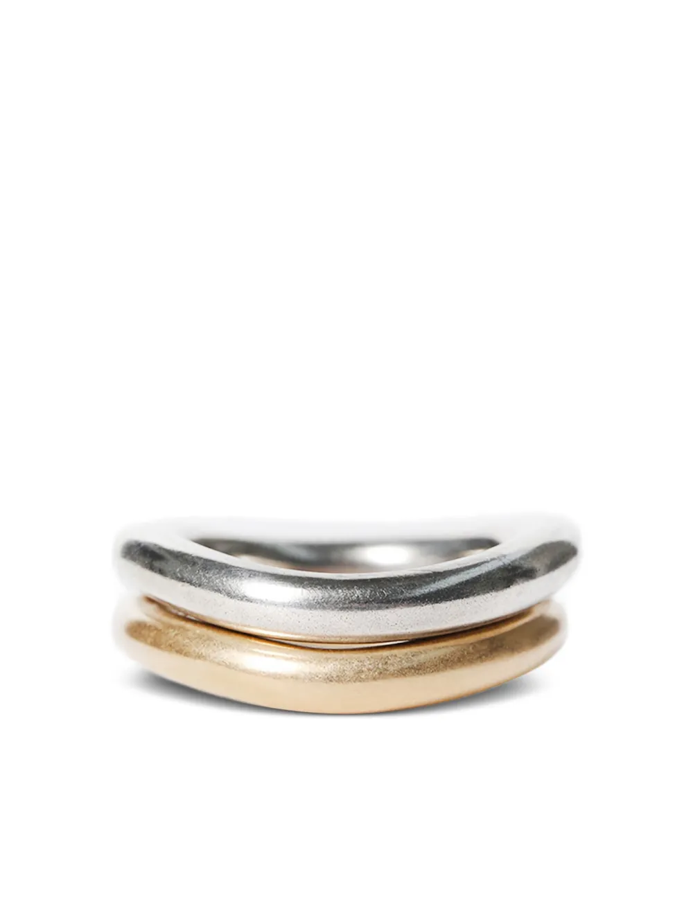 Ann Demeulemeester 18K gold Ana ring set (set of two) | Silver | Image 1