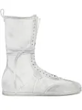 Ann Demeulemeester Fides high-top boxing sneakers - White