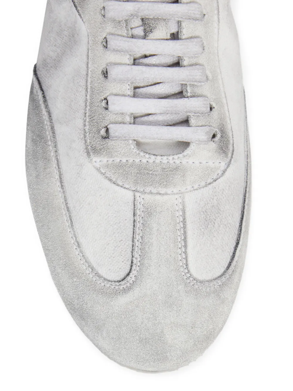 Ann Demeulemeester Fides Soft High-top Boxing Sneakers In White
