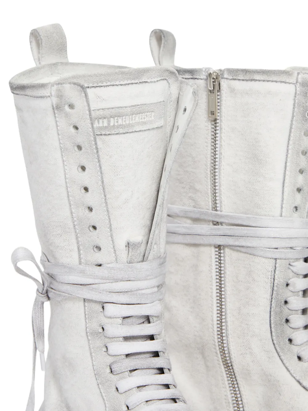 Ann Demeulemeester Fides high-top boxing sneakers White