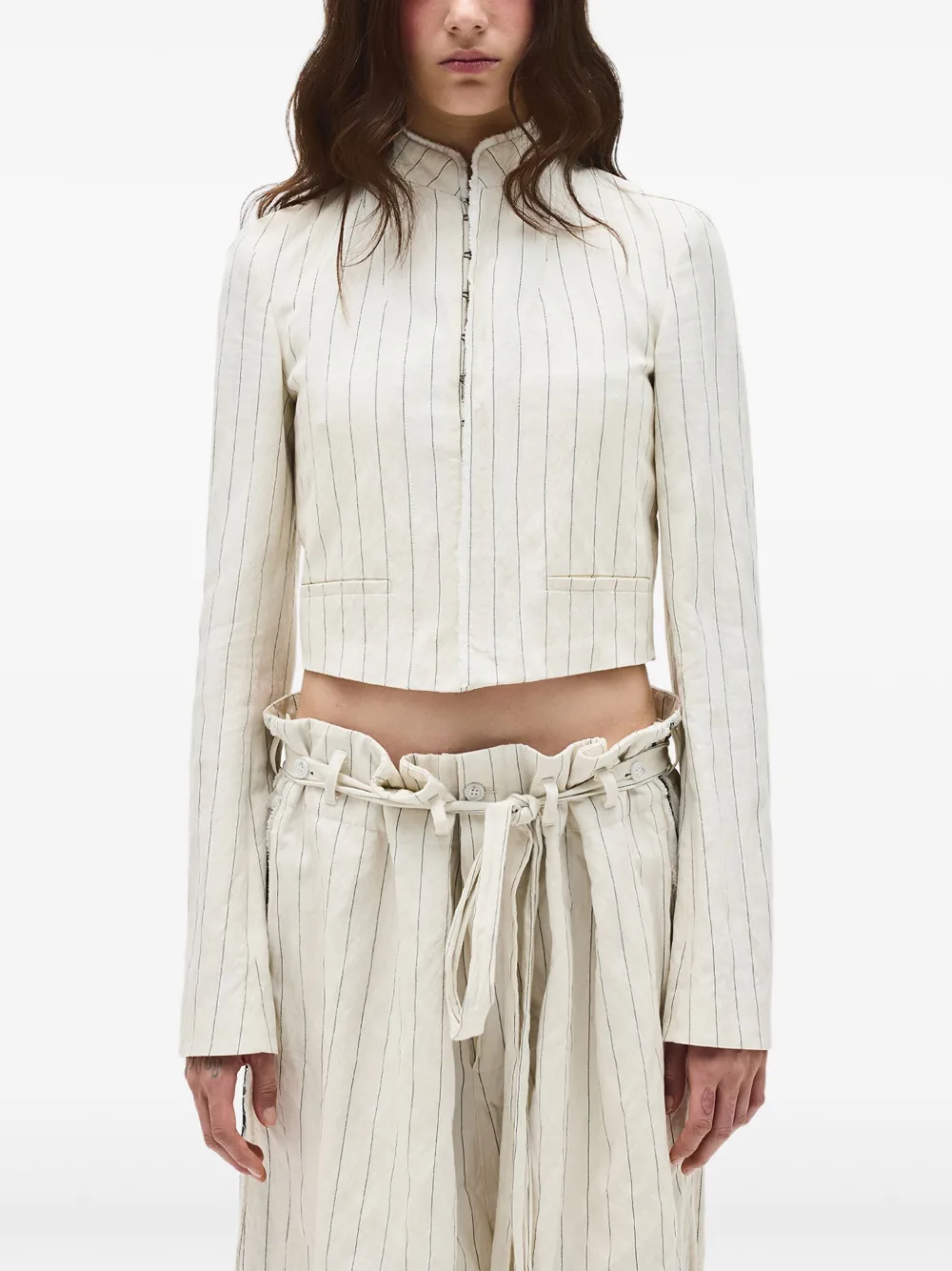 Ann Demeulemeester chamarra de algodón | neutro | Image 1