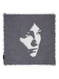 Ann Demeulemeester printed bandana - Grey