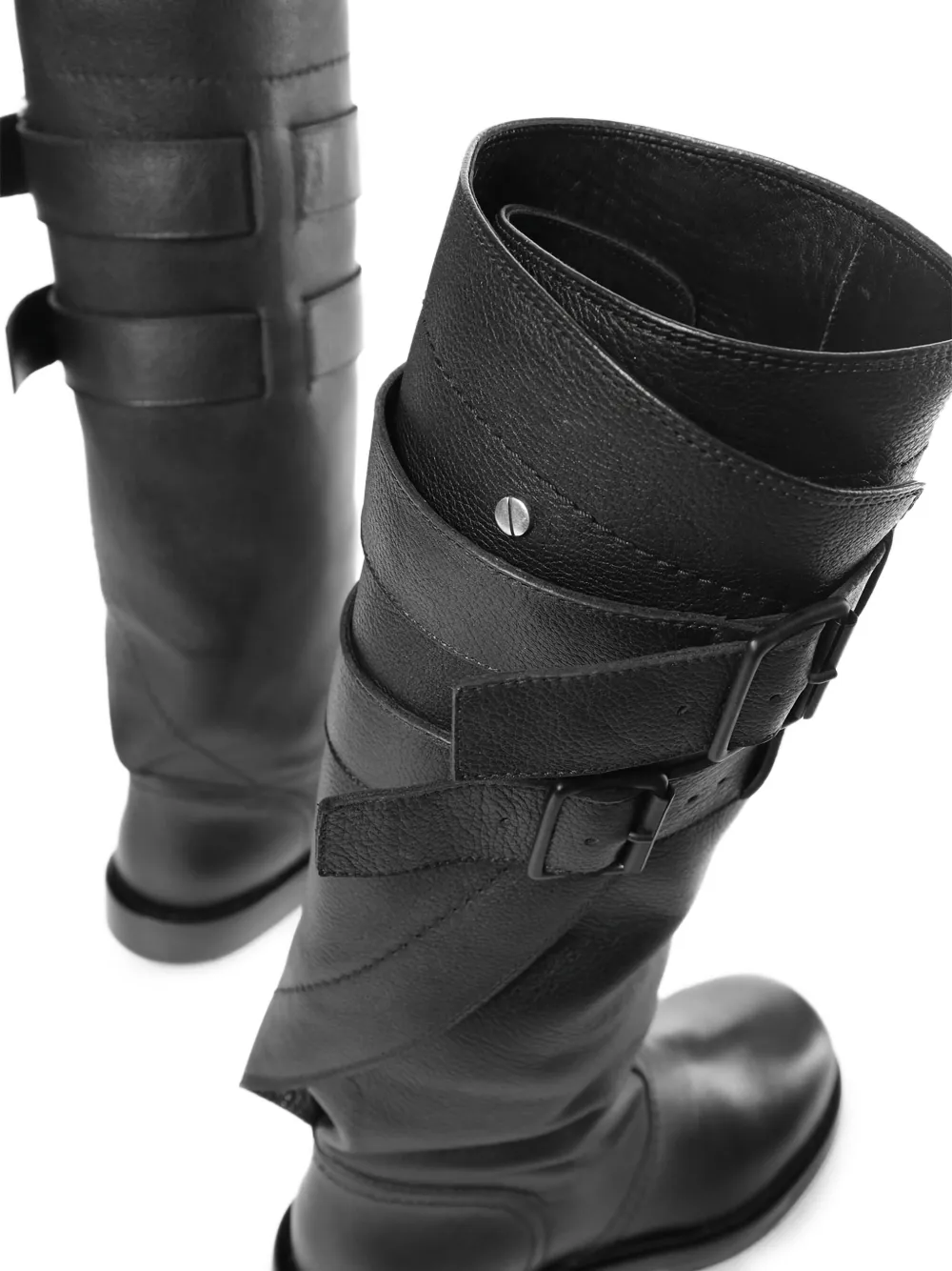 Ann Demeulemeester Ulpu knee-high biker boots Black