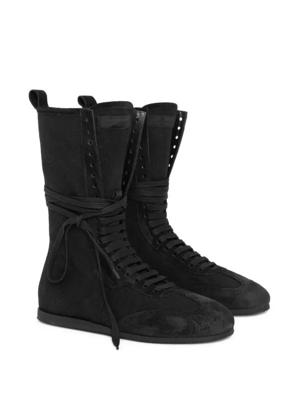Ann Demeulemeester Fides high-top Boxing Sneakers | Black
