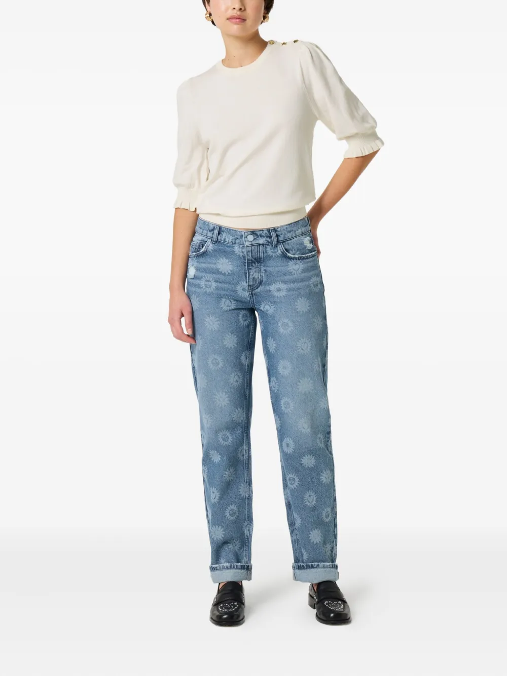 Fabienne Chapot playera con botones | Playeras y jerséis | Image 2