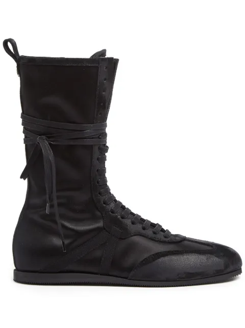 Ann Demeulemeester Tênis cano alto Fides
